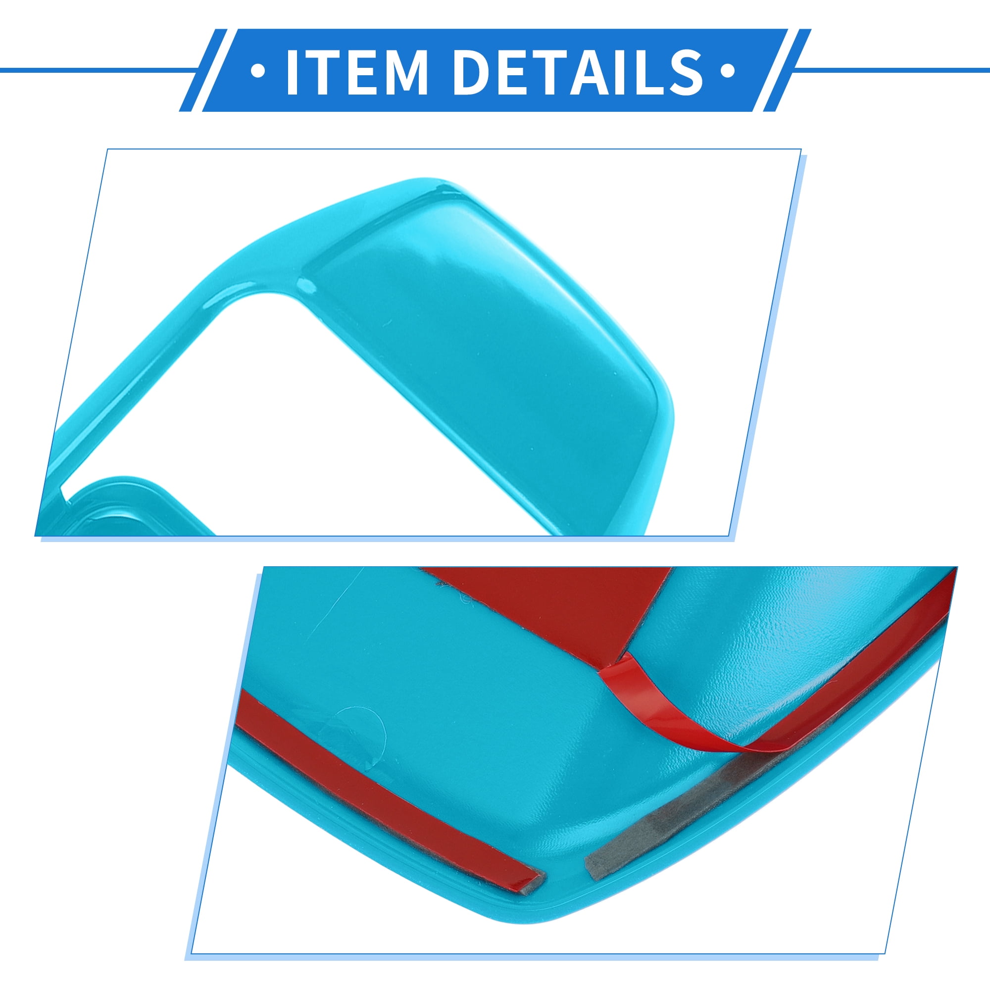 Unique Bargains 4 Pcs Door Bowl Cover Trim Compatible for Jeep Wrangler JL 2018-2022 ABS Light Blue Exterior Accessories