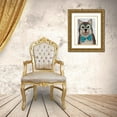 thumbnail image 3 of Fab Funky 20x24 Gold Ornate Wood Framed with Double Matting Museum Art Print Titled - Husky with Glasses and Bow Tie, 3 of 4