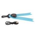 thumbnail image 3 of PVC Reflective Pendant, Mode Adjustable Bow Tie Shape Waterproof LED Decorative Luminous PVC Reflective Keychains USB Rechargeable  For Pet For Bag Black,Blue,Orange,Green, 3 of 8