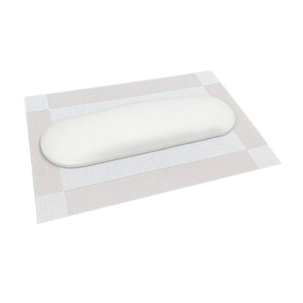 Cojín para reposabrazos de manicura Yuyangstore blanco