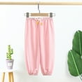 thumbnail image 2 of KaLI_store Boys Pants Boys Pants Toddler Solid Boys Jogger Pants Boy Cotton Drawstring Elastic,Pink, 2 of 4