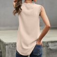 thumbnail image 5 of T-Shirt Tunique Sans Manches en Dentelle Décontractée pour Femmes, 5 of 5