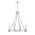 thumbnail image 2 of Polished Nickel Four Light Chandelier from the Seville Collection, 2 of 7