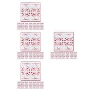 80 pcs Heart Guest Napkin Valentine'S Day Disposable Napkins Love Hearts Dinner Hand Napkin For Wedding Anniversary Mother'S Day