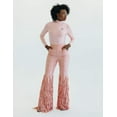 thumbnail image 2 of Mrs Momma Bear Long-Sleeve Fringe Leg Athleisure Pink, Dancing Anyone Jumpsuit (Women's), 2 of 10