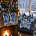 thumbnail image 3 of Christmas Cash Gift Ornament, Plastic Butterfly Design C Cash Gift Holder, with Hanging Ribbon for Xmas Tree Wreath and Garland, 3 of 5