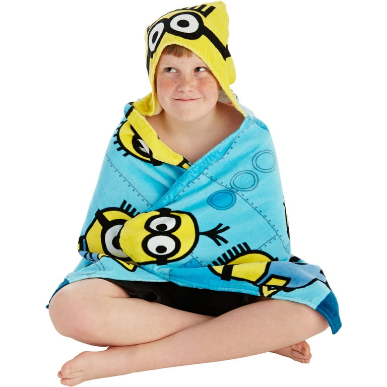 Minion hooded towel hot sale