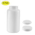thumbnail image 1 of Botella de reactivo de plástico Uxcell 1000ml/34 oz de boca ancha, paquete de 10, 1 of 5