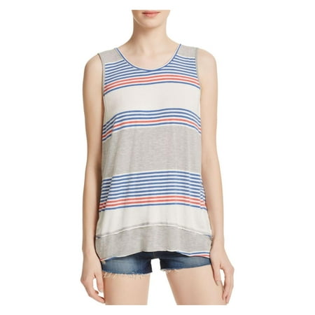 Vintage Havana Womens Striped Twist Back Tank Top