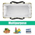 thumbnail image 5 of Honeybee Large Capacity Reusable Foldable Oxford Cloth Storage Bin - Decorative Box, Collapsible Bucket, and Convenient Storage Basket, 5 of 7