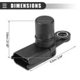 thumbnail image 4 of Unique Bargains CPS Sensor Engine Camshaft Position Sensor for Buick LaCrosse 2010-2016 No.12615371 Black, 4 of 7