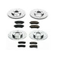 thumbnail image 3 of PowerStop Front and Rear Z23 Evolution Sport Carbon-Fiber Ceramic Brake Pad and Drilled & Slotted Rotor Kit Fits: BUICK CADILLAC Select Models K1545, 3 of 10