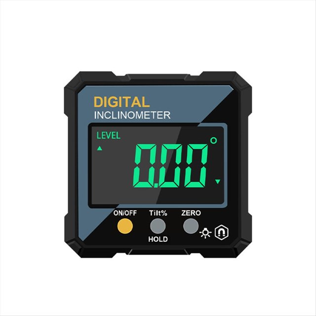 360° Reversible Electronic Digital Level Inclinometer Angle Gauge Protractor Level Ruler Tool for Precision Measurement,1 * Digital Inclinometer