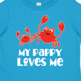 thumbnail image 4 of Inktastic My Pappy Loves Me Grandchild Beach Crab Boys Toddler T-Shirt, 4 of 5