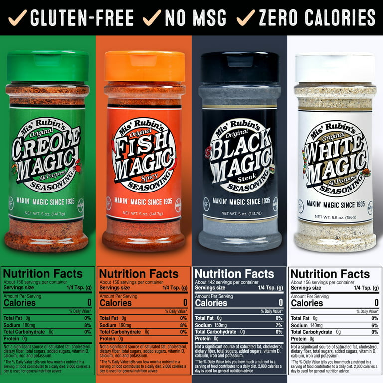  BBQ Rub Black Magic Mis' Rubin's Steak Rub & Chicken  Seasoning: Gourmet Spices : Grocery & Gourmet Food