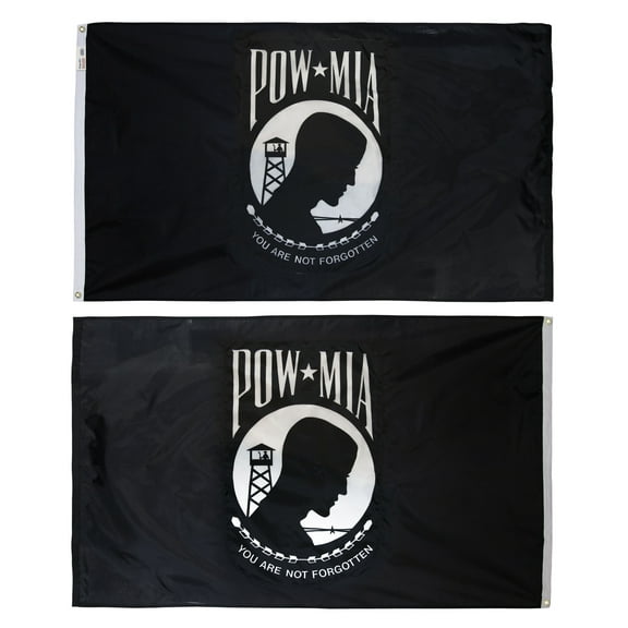 POW/MIA Flag 3x5ft Nylon - Double Sided