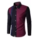 thumbnail image 1 of Camisas De Poliéster Hombre Larga Slim Casual Formal Moda, 1 of 8