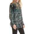 thumbnail image 1 of Free People Blusa tipo túnica Lady Luck para mujer, azul, mediana, 1 of 1