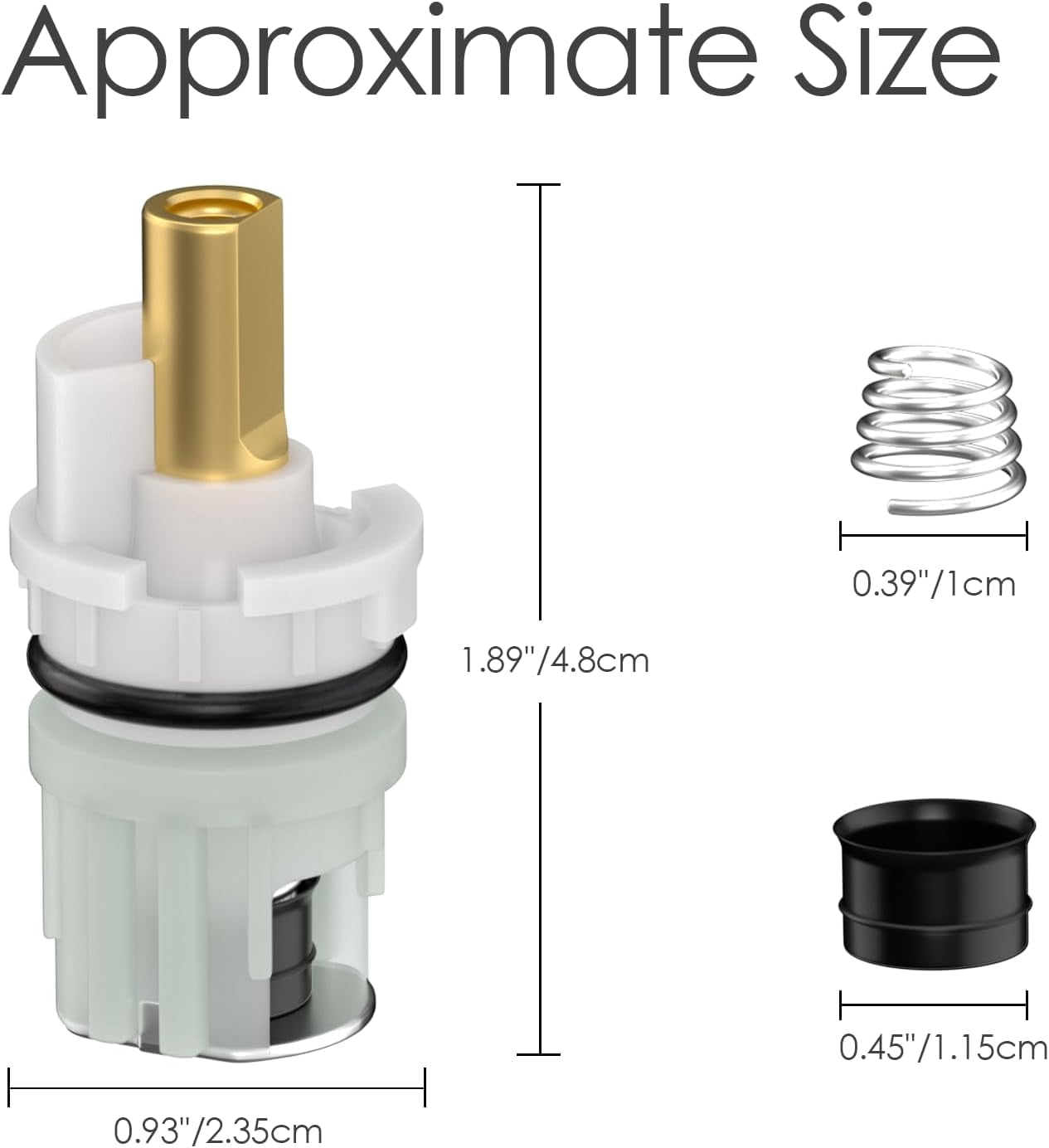 2-Pack RP25513 Faucet Stem Replacement Kit For Delta Two-Handle Faucets – Includes RP24096 Cartridge, RP4993 Seat & Spring, RP24097 Turn Stop