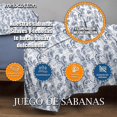 thumbnail image 3 of Juego De Sábana Hotelera Matrimonial MELOCOTTON HOGAR Microfibra Premium incluye 4 Fundas De almohada Mod-C15, 3 of 4