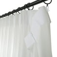 thumbnail image 5 of TWOPAGES 52"x84" Scratch Resistant Sheer Drape Pinch Pleat Curtain Pet-friendly Drapery for Kid's Room, 1 Panel, White, 5 of 7