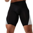 thumbnail image 2 of Mifsaly Mens Compression Biker Shorts High Waisted Stretch Workout Shorts Breathable Comfy Running Cycling Gym Underwear Black,XS, 2 of 5
