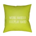 thumbnail image 1 of Surya Work Hard Play Hard Outdoor Pillow, 1 of 2