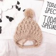 thumbnail image 3 of Baby Cute warm Hat, Solid Color Windproof Woolen Hat Thickened Cap, 3 of 4