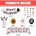 thumbnail image 2 of Scary Halloween Party Decorations Set Including Halloween Party Decoration Favors Backdrop Banner Bloody Garland Banner Bloody Tablecloth Halloween Ba, 2 of 4