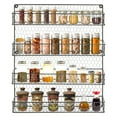 thumbnail image 2 of Wall Mount Spice Rack Organizer 4 Tier Hanging Spice Shelf Black, 2 of 6