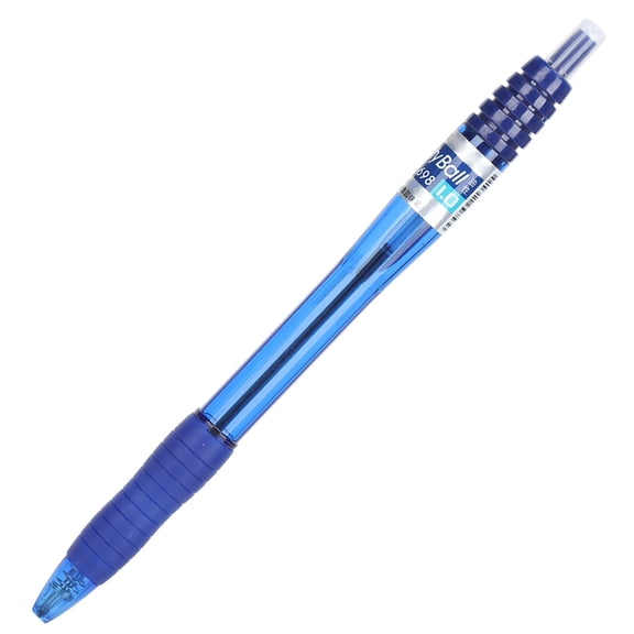 BORDSTRACT Ballpoint Pen Pressed Type Flexible Oily Point With Pen Clip Office Stationery 1.0mm