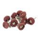 thumbnail image 3 of Scienceny Estropajo abrasivo rueda madera piedra rotativa pulido cepillo herramienta de carpintería 40 Uds Herramientas eléctricas rojo 10St, 3 of 6