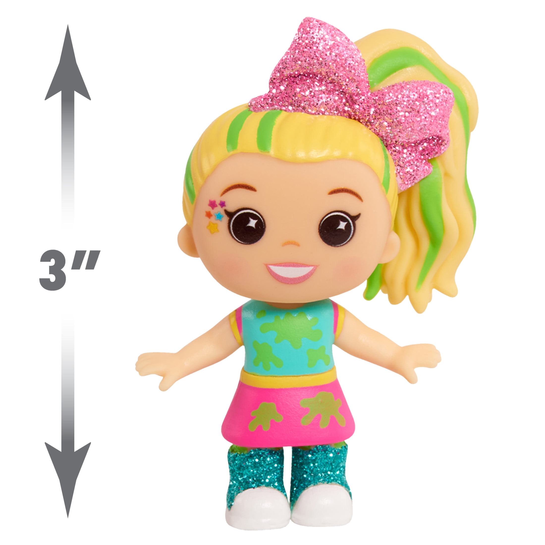 JoJo Siwa 3-Inch Tall 5 Piece Collectible Figures, Kids Toys for Ages 3 up