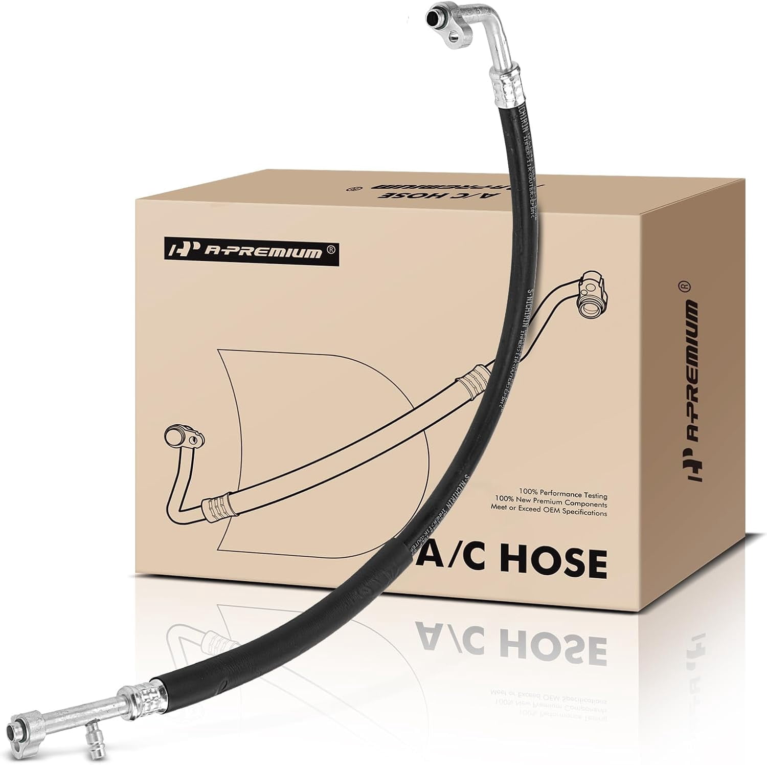 A-Premium A/C Suction Line Hose Compatible with Saturn SC1 SC2 SL SL1 SL2 SW1 SW2 1994-1998 L4 1.9L Low Pressure Compressor to Evaporator