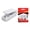 White, variant on Mini Bag Sealer, 2 in 1 Handheld Heat Sealer and Cutter with 4 Batteries, Portable Chip Bag Resealer for Snack Food Storage, Pink