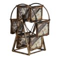 thumbnail image 1 of Retro Vintage Rotating Wheel Picture Frame, Personalized Family Photo Frame Shows for 12 Photo Home Decor B, 1 of 1