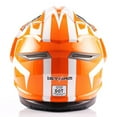 thumbnail image 5 of 1Storm Dual Sport Helmet Motorcycle Full Face Motocross Off Road Bike HGXP14A Racing Orange White, 5 of 7