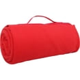 thumbnail image 2 of Portable Stadium Blanket - 58x48 Inch Fleece Travel Blanket With Carrying Strap 2 of 14