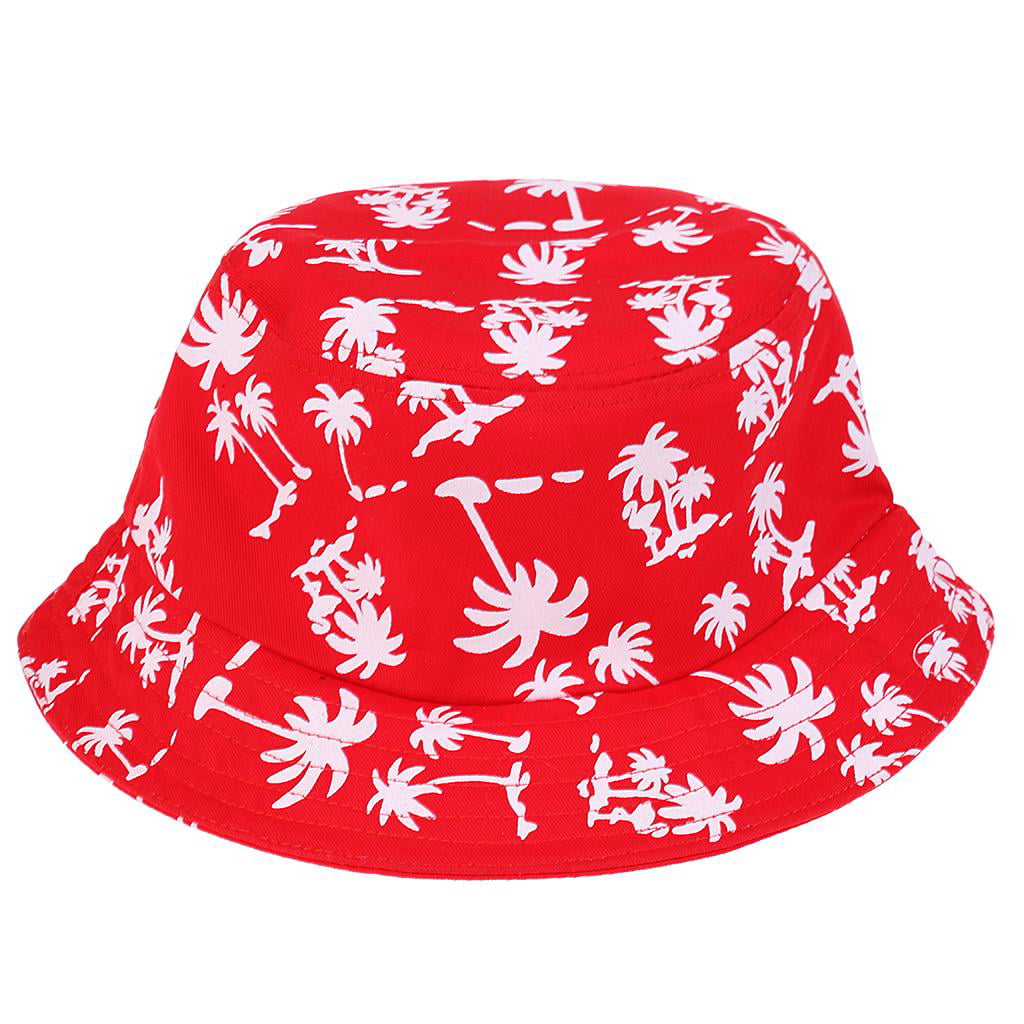 New Bucket Rain Hat Spring Summer Fall Travel Adult One Size Packable gift RED 