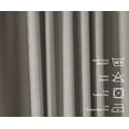 thumbnail image 4 of 3S Brother's Extra Long Room Darkening 108" Length Faux Velvet Light Stone Curtain Drapes - Hanging Back Tab 5-25 Feet Custom Made ( 1 Panel ) - Made in Turkey (52"Wx108"L), 4 of 5