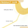thumbnail image 4 of Unique Bargains Painters Tape Masking Master Tape Yellow 5000x0.5x0.01cm / 54.68 Yards x 0.2 Inches x 140um, 4 of 6