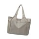 thumbnail image 5 of Bolsa para mujeres para mujeres con cremallera Tote TOTE Mango de bolso de bolso de bolso de bolso de gimnasia Bolso de viaje para Summer Dance Sport Gris, 5 of 10
