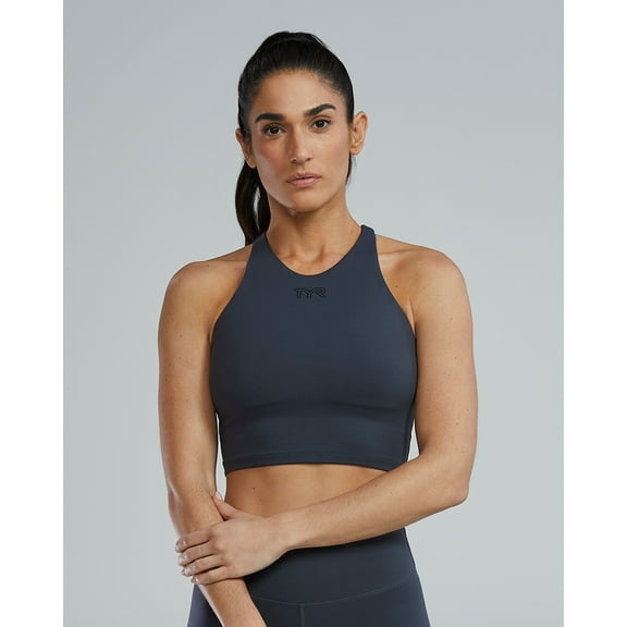 Tyr Joule Elite Women's High Neck Sports Bra - Solid