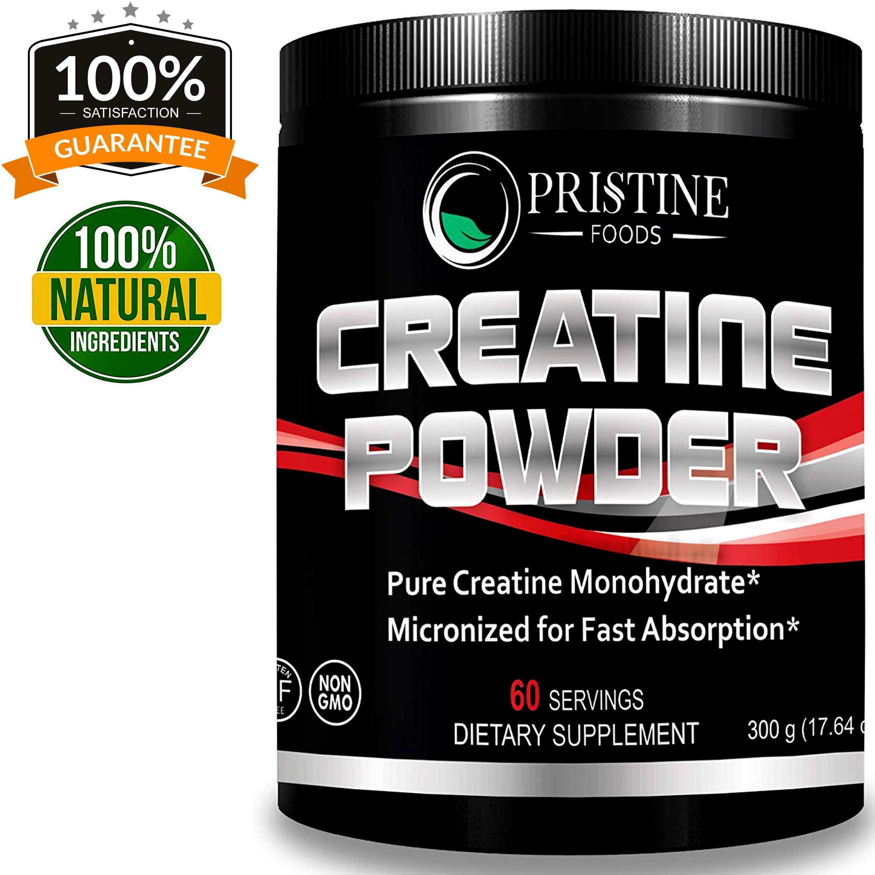 Pristine Food�s Creatine Monohydrate Pre Workout Powder