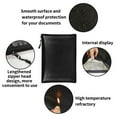 thumbnail image 4 of Methold Bolsa de documentos a prueba de fuego Pasaporte a prueba de agua Llaves de coche Porta objetos de valor Reutilizable Recubierto de silicona Carpetas de archivos, 4 of 6