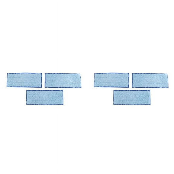 6 Pack Washable Mopping Pads ,for   Jet 240 241 ,Blue