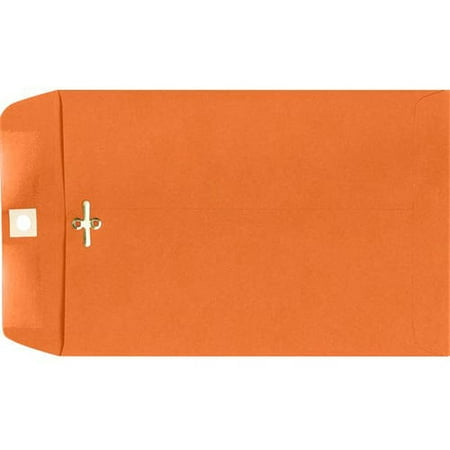 6 x 9 Clasp Envelopes - Mandarin Orange (500 Qty.)