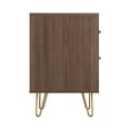 thumbnail image 6 of Topcobe 1Pcs Nightstand 2 Drawer for Bedroom, Small Night Stand End Table Modern, Sofa Side Table with 16 Color Remote Control Lights for Living Room, Brown, 6 of 16