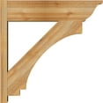 thumbnail image 3 of Ekena Millwork 8"W x 30"D x 30"H Imperial Rough Sawn Traditional Outlooker, Western Red Cedar, 3 of 4