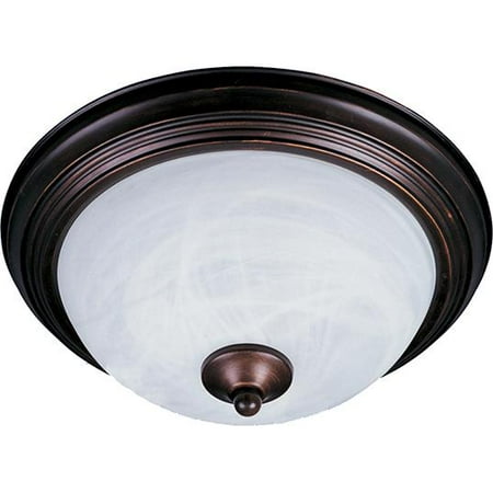 Hunter Oil Rubbed Lighting - Maxim Lighting 5849MROI Essentials - 584x Flush Mount Light, Oil Rubbed Bronze